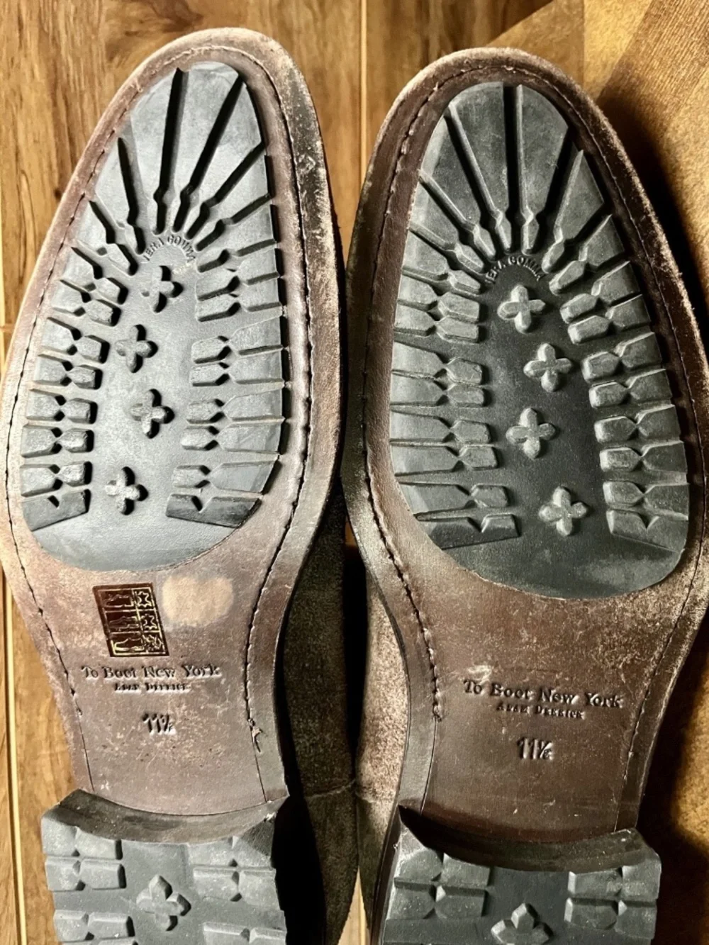 To Boot New York - Adam Derrick - Made in Italy - Brown - Suede Boots - 11.5